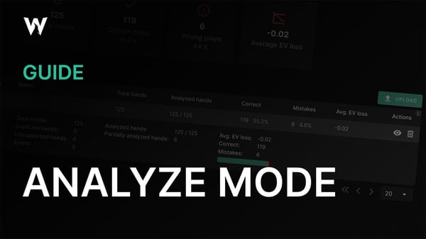 Analyze Mode