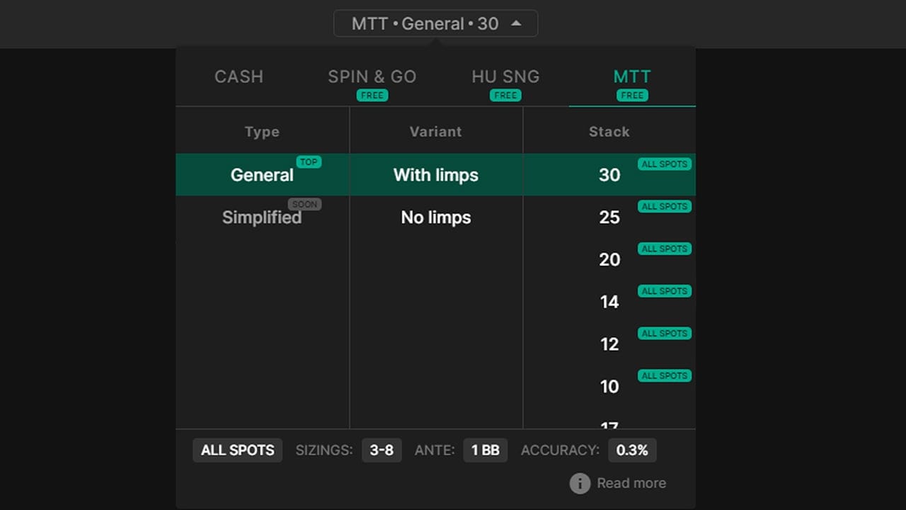 MTT Postflop solutions, New Breakdown view & Many improvements!