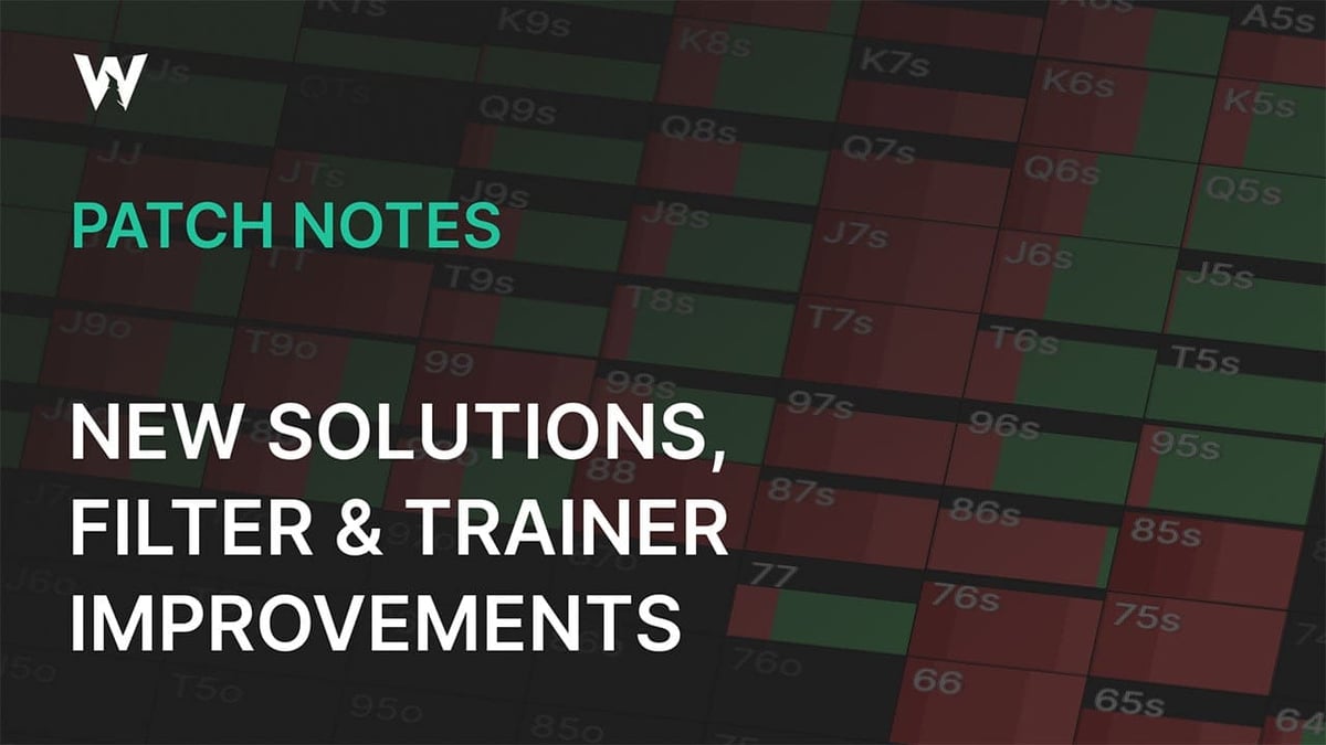 New Solutions Filter + Trainer Improvements