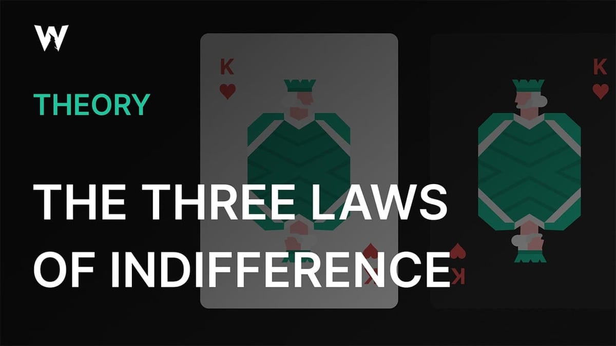 The Three Laws of Indifference