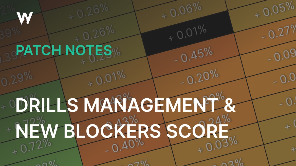 New Blocker Scores & Drill Management and ICM Solutions