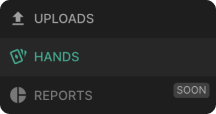 GTO Wizard Analyzer Navigation Menu Analyzed Hands