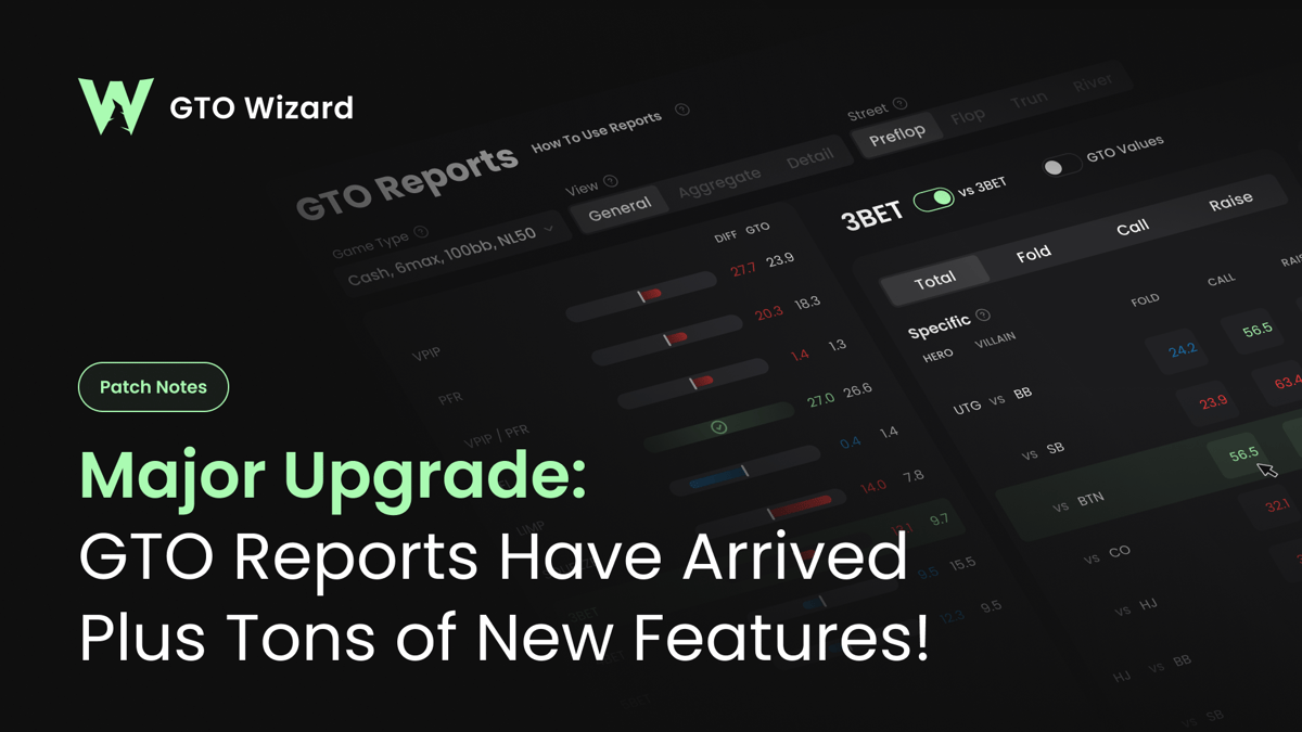 Major Upgrade: GTO Reports Have Arrived – Plus Tons of New Features!