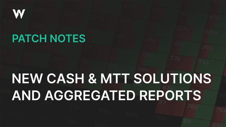 New Cash Game & MTT solutions, Aggregated reports and new solutions for HH Analyzer!