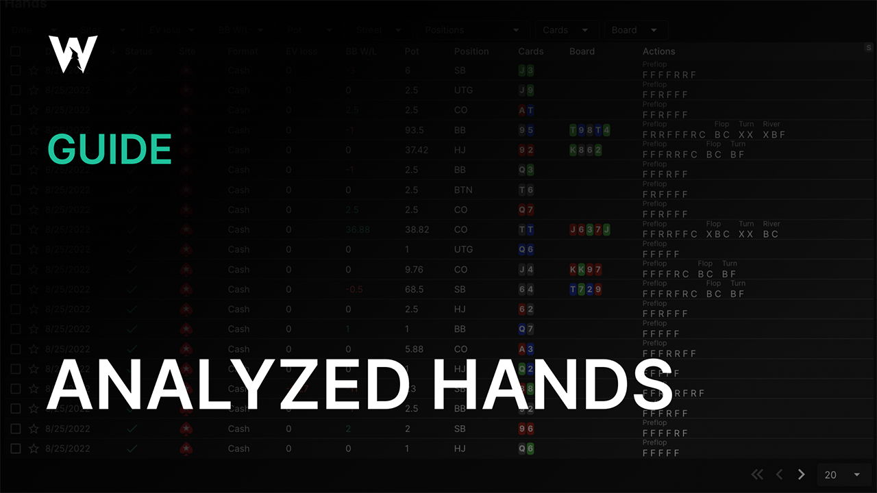 Analyzed Hands