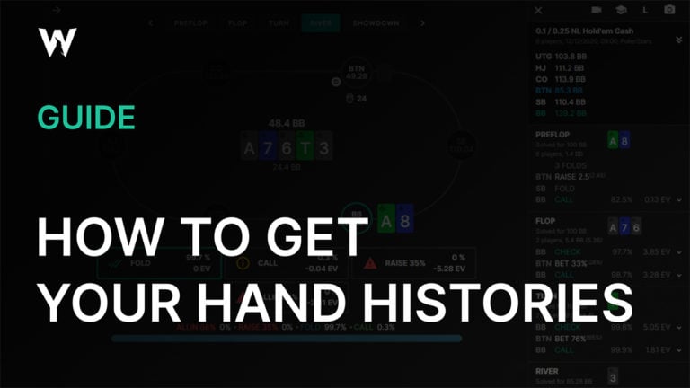 How to get your hand histories How to get your hand histories