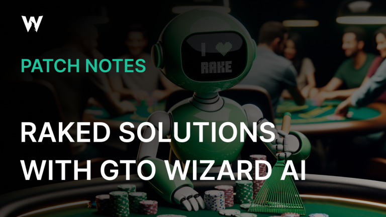Customizable Raked Solutions With GTO Wizard AI