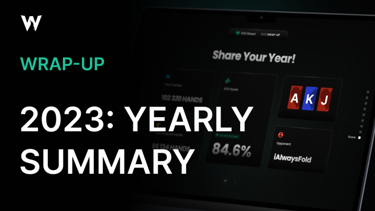 GTO Wizard 2023 Wrapup
