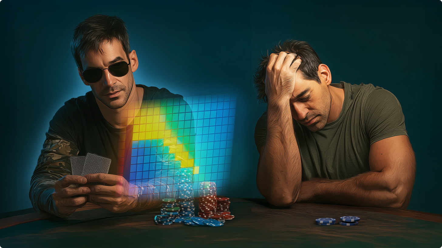 punish the unstudied preflop mistakes sizing tells